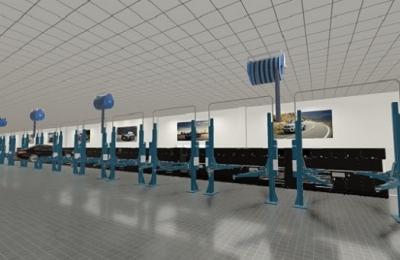 Design a workshop suitable for the cars of today 