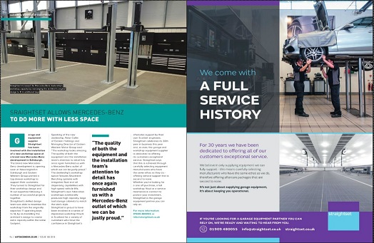 Straightset featured in Scotts Auto Scene - issue 150