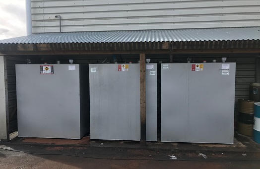 oil tank after replacement oil tank after replacement